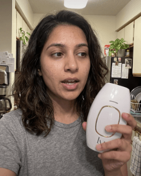 Customer review with Lumimor in kitchen