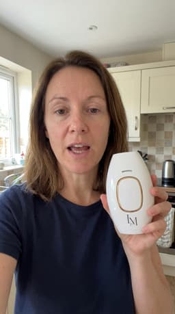 Customer review with Lumimor IPL in kitchen
